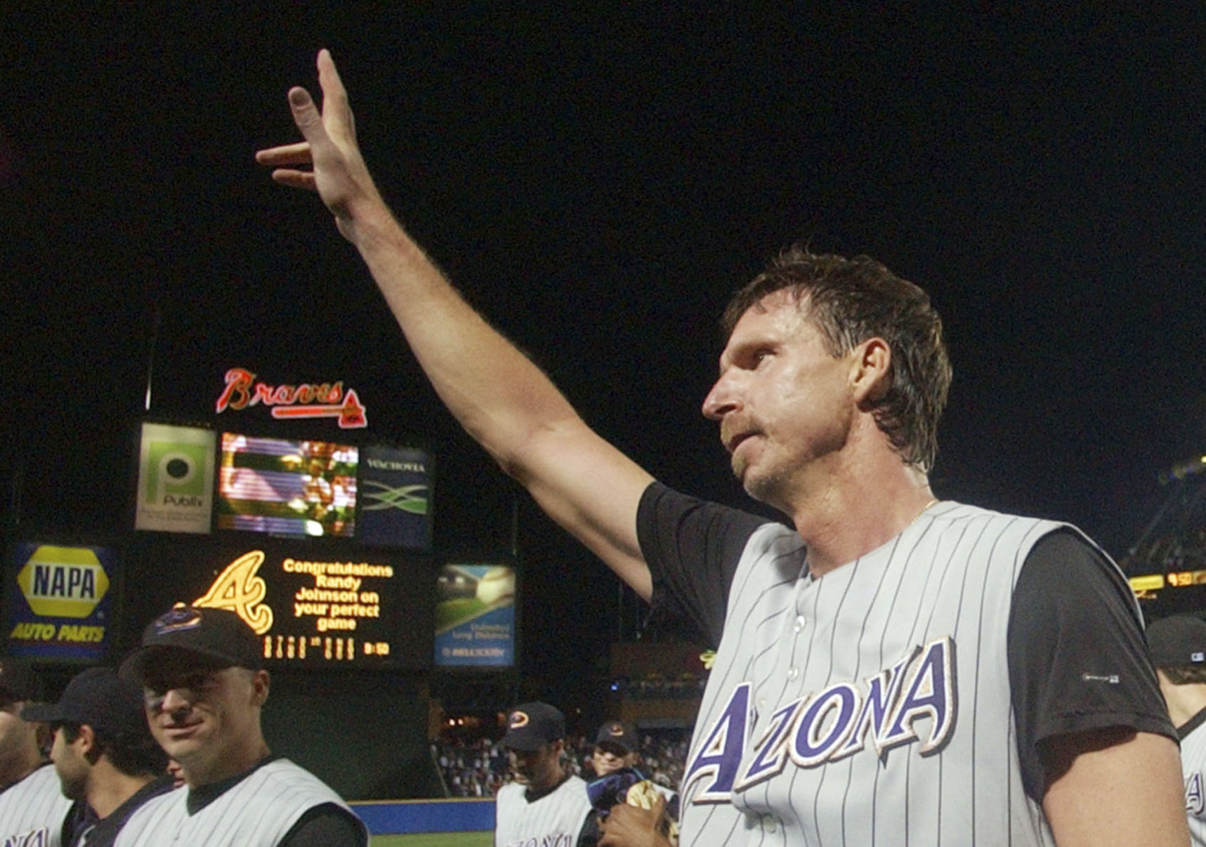 2004: Randy Johnson oldest to pitch perfect game